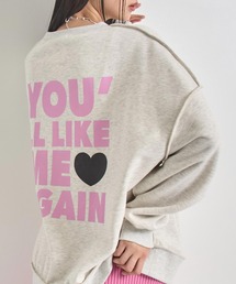 ANAP（アナップ）の「ANAPロゴ ハートポイント アウトシーム 裏起毛 スウェット プルオーバー 【 親子お揃い 】（スウェット・レディース）」