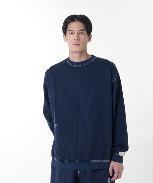 NEW BALANCE(ニューバランス)の「1000 リブ裾ロングスリーブ Tシャツレギュラーフィット(Tシャツ/カットソー・メンズ・ブラック/グレー/ホワイト/ネイビー・SMALL/MEDIUM/LARGE/X-LARGE)」の2枚目の写真