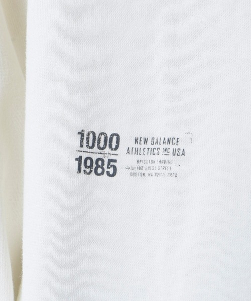 NEW BALANCE(ニューバランス)の「1000 リブ裾ロングスリーブ Tシャツレギュラーフィット(Tシャツ/カットソー・メンズ・ブラック/グレー/ホワイト/ネイビー・SMALL/MEDIUM/LARGE/X-LARGE)」の7枚目の写真