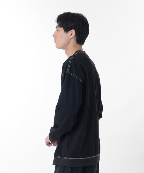 NEW BALANCE(ニューバランス)の「1000 リブ裾ロングスリーブ Tシャツレギュラーフィット(Tシャツ/カットソー・メンズ・ブラック/グレー/ホワイト/ネイビー・SMALL/MEDIUM/LARGE/X-LARGE)」の10枚目の写真