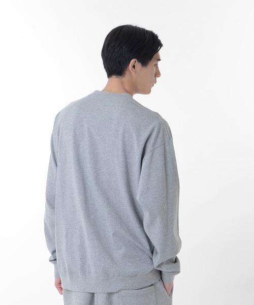 NEW BALANCE(ニューバランス)の「1000 リブ裾ロングスリーブ Tシャツレギュラーフィット(Tシャツ/カットソー・メンズ・ブラック/グレー/ホワイト/ネイビー・SMALL/MEDIUM/LARGE/X-LARGE)」の16枚目の写真