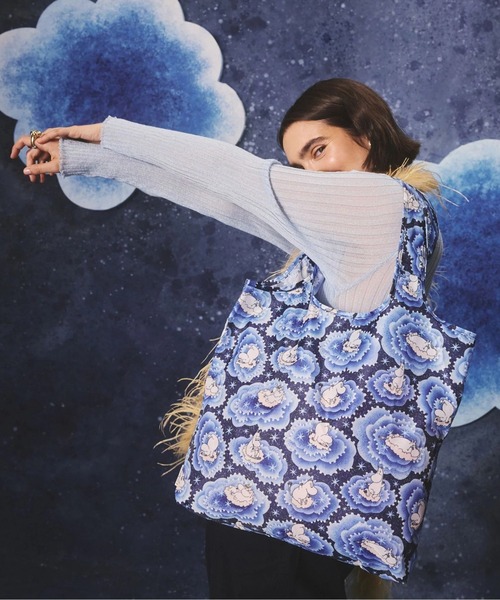 Cath Kidston(キャスキッドソン)の「ムーミン フォルダウェイ ショッパーMoomin Clouds(エコバッグ/サブバッグ・レディース・その他・FREE)」の1枚目の写真