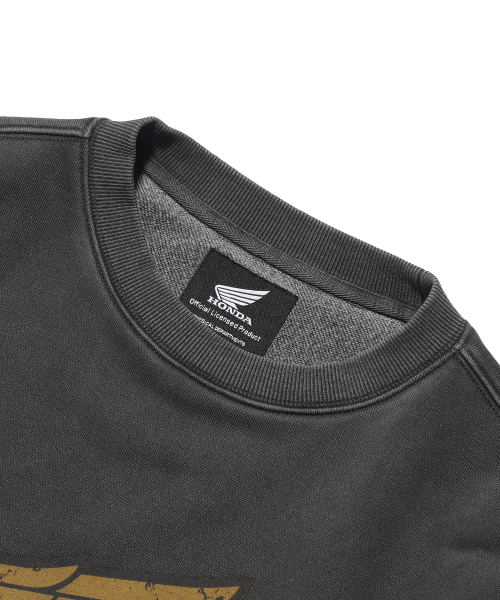 Vintage Logo Sweat Shirt Charcoal（スウェット）｜HONDA MOTORCYCLE
