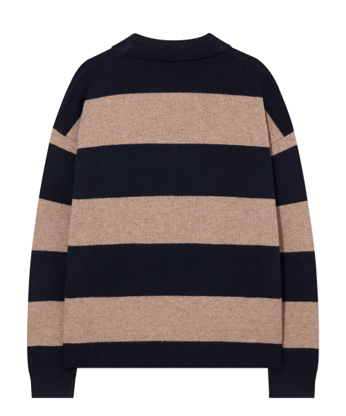 COVERNAT(カバーナット)の「ストライプカラー ニット ネイビー(ニット/セーター・レディース・その他・SMALL/MEDIUM/LARGE/X-LARGE)」の2枚目の写真