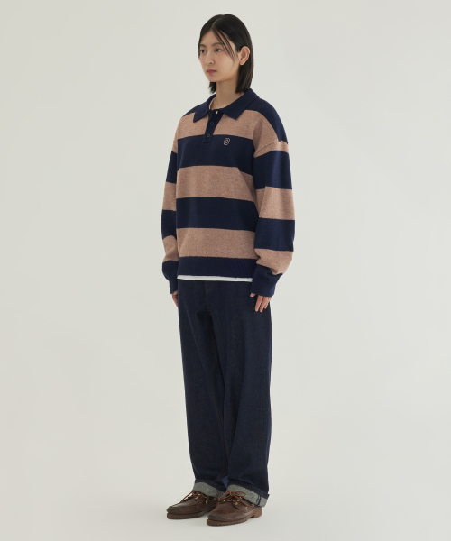 COVERNAT(カバーナット)の「ストライプカラー ニット ネイビー(ニット/セーター・レディース・その他・SMALL/MEDIUM/LARGE/X-LARGE)」の4枚目の写真