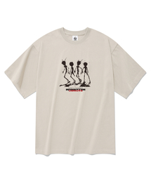 アンノウン 半袖Tシャツ ベージュ