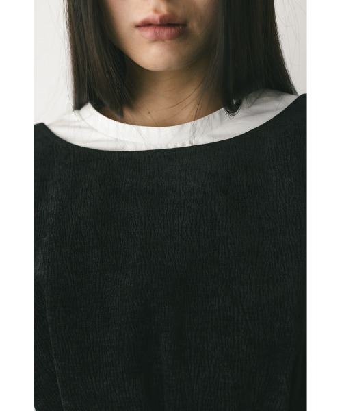 STYLEMIXER(スタイルミキサー)の「2WAYベロアジャンパースカート(ジャンパースカート・レディース・ブラック/ライム・SMALL/MEDIUM)」の15枚目の写真