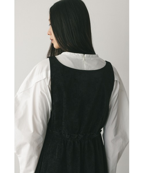STYLEMIXER(スタイルミキサー)の「2WAYベロアジャンパースカート(ジャンパースカート・レディース・ブラック/ライム・SMALL/MEDIUM)」の18枚目の写真