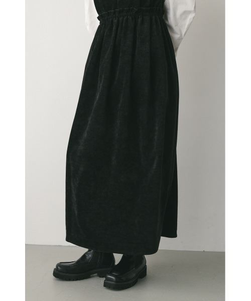 STYLEMIXER(スタイルミキサー)の「2WAYベロアジャンパースカート(ジャンパースカート・レディース・ブラック/ライム・SMALL/MEDIUM)」の19枚目の写真