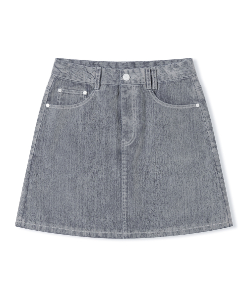 DECET WOMEN（デケット ウーマン）の「[ベルベットデニム] ベルベットミニスカート DCSK007FOGBLUE（スカート・レディース・その他・X-SMALL/SMALL/MEDIUM）」の8枚目の写真