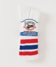 Railroad Sock | 【RAILROAD SOCKS】Ms Americana Striped Crew SOCKS ラインソックス 靴下(ソックス/靴下)