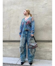 Desigual（デシグアル）の「花柄カーディガン（カーディガン/ボレロ）」