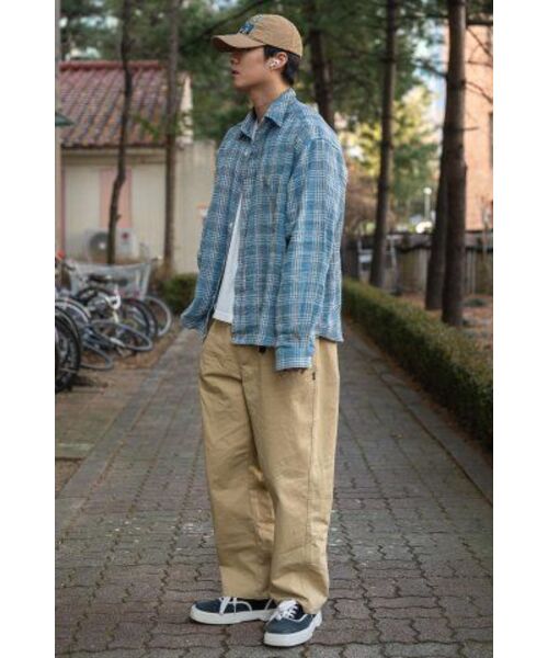 WANGGWAN(ワングァン)の「CRT840 チノワイドパンツ ベージュ(その他パンツ・メンズ・その他・LARGE/MEDIUM)」の3枚目の写真