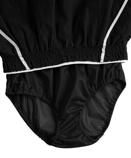 MENASOO(ミナス)の「ランニングトラックナイロンショーツ_ブラック(その他パンツ・レディース・ブラック・SMALL/MEDIUM)」の12枚目の写真