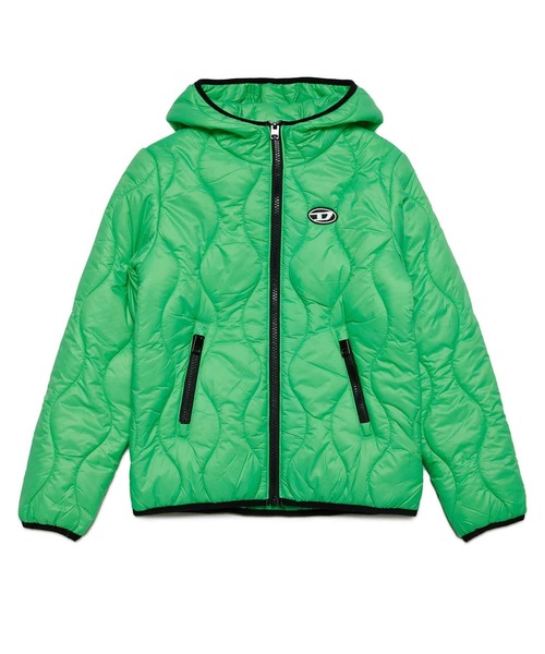 DIESEL KIDS(ディーゼルキッズ)の「DIESEL(ディーゼル)Kids & Junior ワンポイントブランドロゴフードキルティングジャケット(その他アウター・キッズ・グリーン/ライトイエロー/ブルー・4Y/6Y/12Y/14Y/8Y/10Y/16Y)」の10枚目の写真