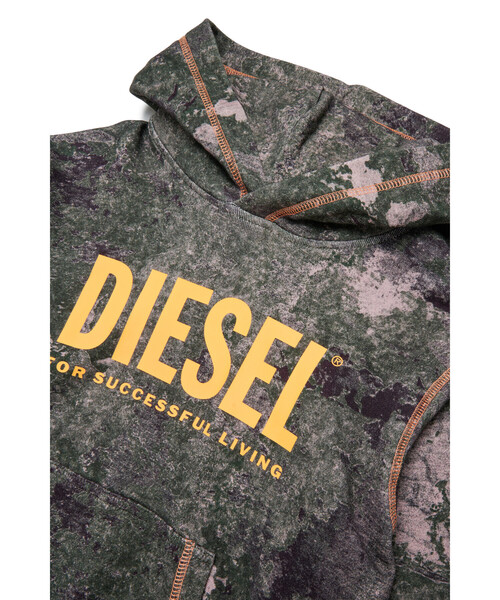 DIESEL（ディーゼル）の「キッズ プルオーバーパーカー SMIM OVER（パーカー・キッズ・カーキ/ネイビー・10Y/14Y/12Y/16Y/4Y/6Y/8Y）」の6枚目の写真