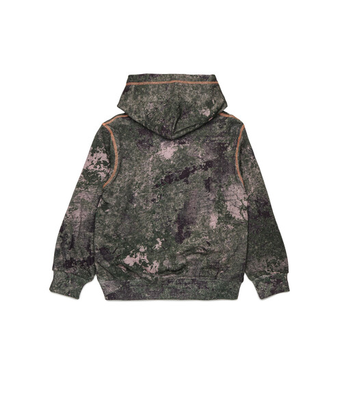 DIESEL（ディーゼル）の「キッズ プルオーバーパーカー SMIM OVER（パーカー・キッズ・カーキ/ネイビー・10Y/14Y/12Y/16Y/4Y/6Y/8Y）」の7枚目の写真