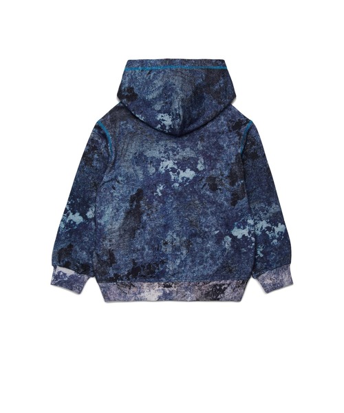 DIESEL（ディーゼル）の「キッズ プルオーバーパーカー SMIM OVER（パーカー・キッズ・カーキ/ネイビー・10Y/14Y/12Y/16Y/4Y/6Y/8Y）」の4枚目の写真