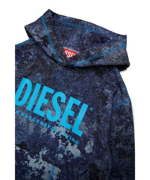 DIESEL（ディーゼル）の「キッズ プルオーバーパーカー SMIM OVER（パーカー・キッズ・カーキ/ネイビー・10Y/14Y/12Y/16Y/4Y/6Y/8Y）」の5枚目の写真
