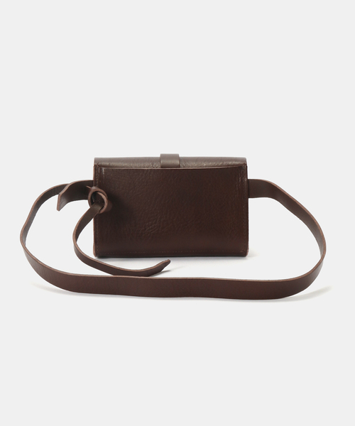 FRAMeWORK（フレームワーク）の「ARCHI LEATHER BODYバッグ（クラッチバッグ・レディース・ブラウン/ブラック・FREE）」の4枚目の写真