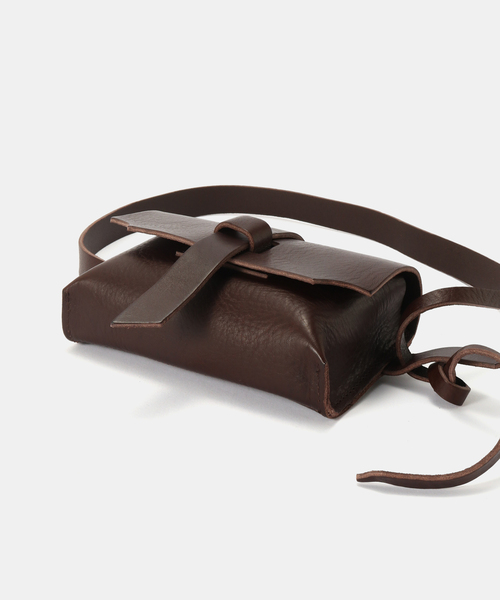 FRAMeWORK（フレームワーク）の「ARCHI LEATHER BODYバッグ（クラッチバッグ・レディース・ブラウン/ブラック・FREE）」の5枚目の写真