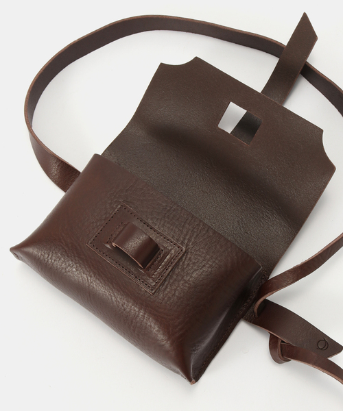 FRAMeWORK（フレームワーク）の「ARCHI LEATHER BODYバッグ（クラッチバッグ・レディース・ブラウン/ブラック・FREE）」の6枚目の写真