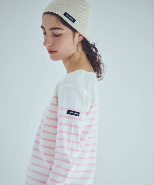 SEA(シー)の「コットンリネンニットビーニー(ニットキャップ/ビーニー・レディース・ベージュ/ホワイト/ブラック・ONE SIZE)」の4枚目の写真