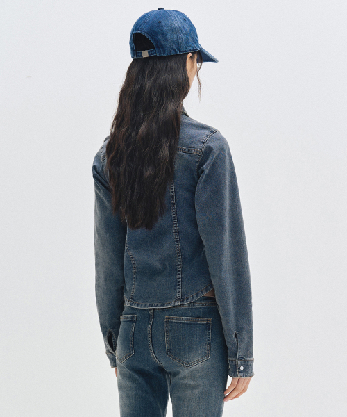 DECET WOMEN(デケット ウーマン)の「Western Slim Denim Shirts DCWSH003BLUE(シャツ/ブラウス・レディース・その他・SMALL/MEDIUM/LARGE)」の4枚目の写真