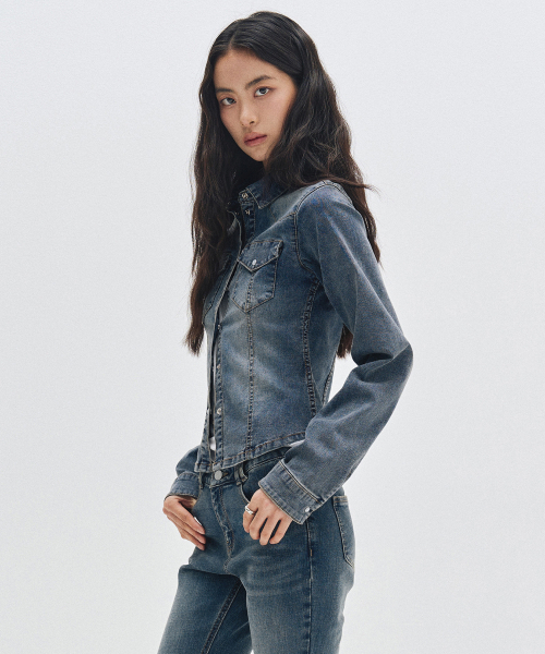 DECET WOMEN(デケット ウーマン)の「Western Slim Denim Shirts DCWSH003BLUE(シャツ/ブラウス・レディース・その他・SMALL/MEDIUM/LARGE)」の8枚目の写真