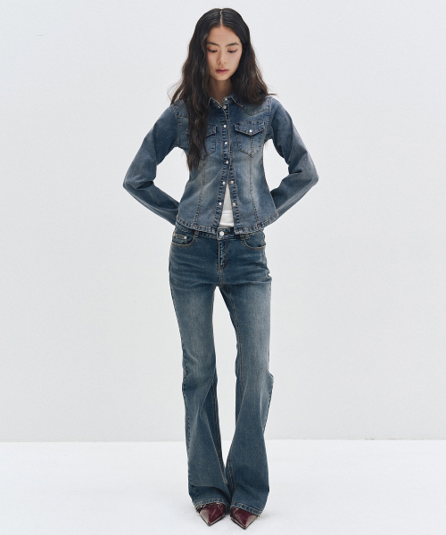 DECET WOMEN(デケット ウーマン)の「Western Slim Denim Shirts DCWSH003BLUE(シャツ/ブラウス・レディース・その他・SMALL/MEDIUM/LARGE)」の9枚目の写真