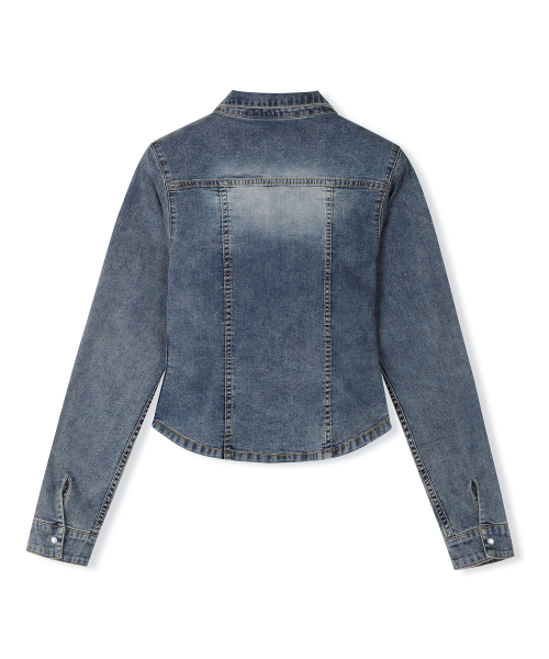 DECET WOMEN(デケット ウーマン)の「Western Slim Denim Shirts DCWSH003BLUE(シャツ/ブラウス・レディース・その他・SMALL/MEDIUM/LARGE)」の12枚目の写真