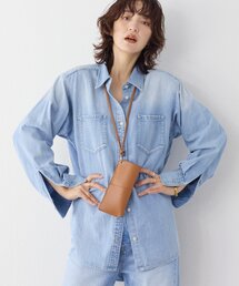 【RIMH】ショルダーパッドロングシャツ