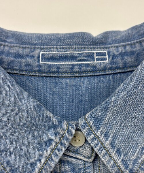 RIVE DROITE(リヴドロワ)の「【RIMH(リムエイチ)】ショルダーパッドロングシャツ(シャツ/ブラウス・レディース・サックスブルー/ブルー・FREE)」の4枚目の写真