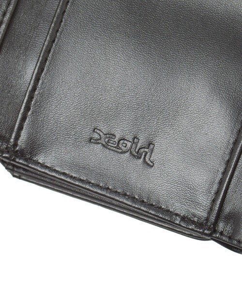 X-girl(エックスガール)の「SPRAY SCRIPT LOGO MINI WALLET(財布・レディース・ブラック/カモフラージュ/ピンク・ONE SIZE)」の8枚目の写真