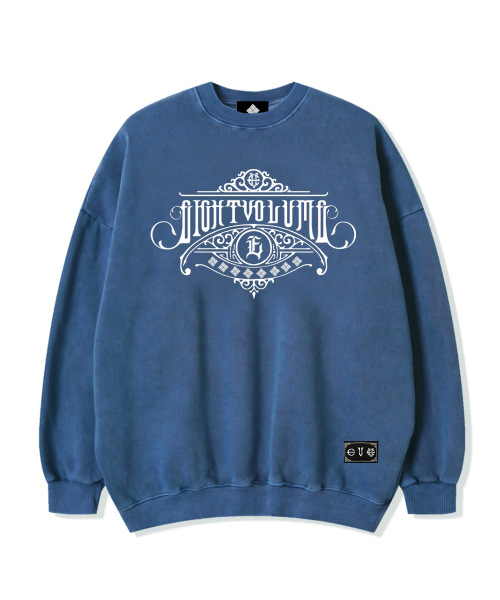 EIGHTVOLUME（エイトボリューム）の「EVユニソンピグメントマンツーマン (ネイビー)（スウェット・メンズ・その他・LARGE/MEDIUM）」の2枚目の写真