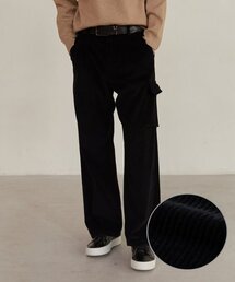 FOTTNERS（フォットナーズ）の「[PRT x FOTTNERS] Two Tuck Corduroy Pants (Black)（その他パンツ）」