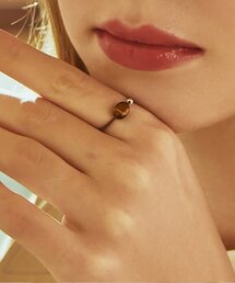 CHARMY（チャミ）の「シルバー925 ホアン石 バンドリング（リング）」