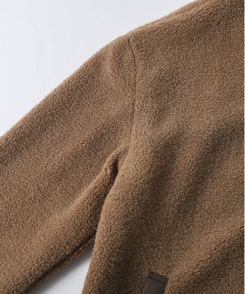 La-gemme（ラジェム）の「フードボアコート（ブルゾン・レディース・ブラウン/ベージュ/チャコール・フリー）」の20枚目の写真