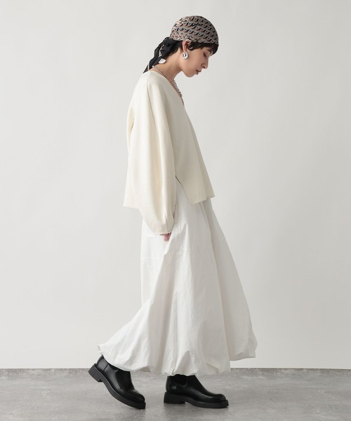 studio CLIP（スタディオクリップ）の「《ウタオ》バルーンスカート（スカート・レディース・ブラック/ホワイト・FREE）」の15枚目の写真