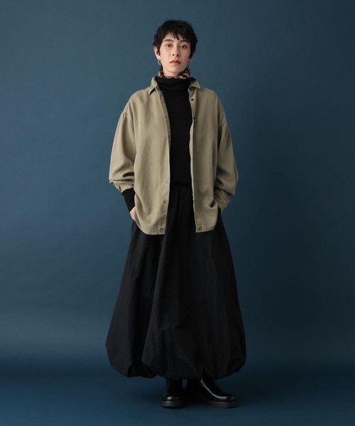 studio CLIP（スタディオクリップ）の「《ウタオ》バルーンスカート（スカート・レディース・ブラック/ホワイト・FREE）」の21枚目の写真