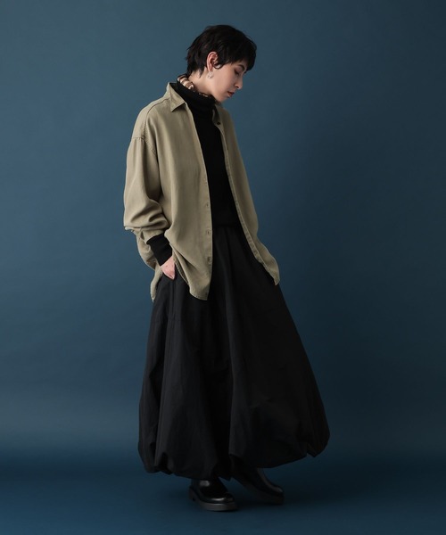 studio CLIP（スタディオクリップ）の「《ウタオ》バルーンスカート（スカート・レディース・ブラック/ホワイト・FREE）」の22枚目の写真