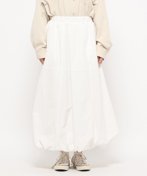 studio CLIP（スタディオクリップ）の「《ウタオ》バルーンスカート（スカート・レディース・ブラック/ホワイト・FREE）」の4枚目の写真