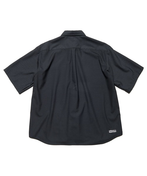 uniform experiment（ユニフォームエクスペリメント）の「STRETCH WOOL RELAX-FIT S/S SHIRT（シャツ/ブラウス・メンズ・ブラック/A・4/3/2/1）」の5枚目の写真