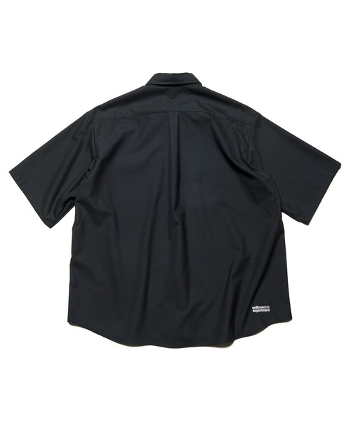 uniform experiment（ユニフォームエクスペリメント）の「STRETCH WOOL RELAX-FIT S/S SHIRT（シャツ/ブラウス・メンズ・ブラック/A・4/3/2/1）」の8枚目の写真