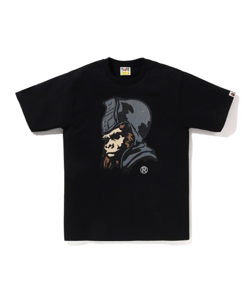 A BATHING APE(アベイシングエイプ)の「GLITTER GENERAL TEE(Tシャツ/カットソー・メンズ・ブラック・LARGE/XX-LARGE/X-LARGE/XXX-LARGE/SMALL/MEDIUM)」の1枚目の写真