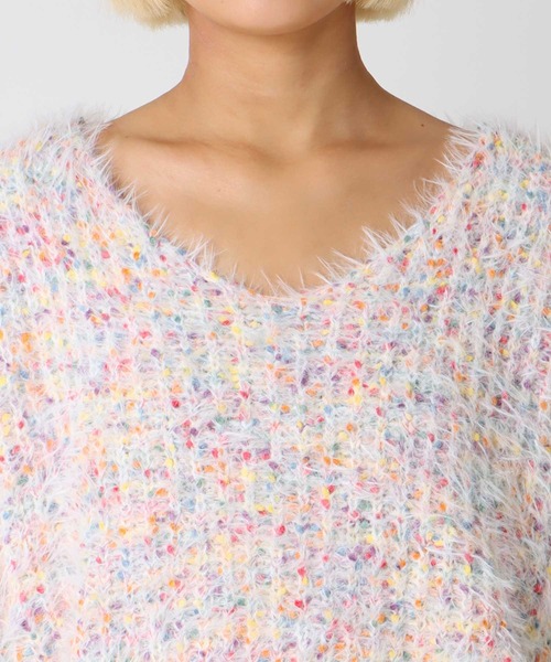 Cepica（セピカ）の「ポコポコMIXヤーンニットプルオーバー（ニット/セーター・レディース・アイボリー・FREE）」の10枚目の写真