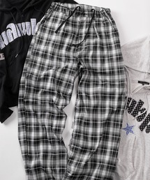 SlashDate（スラッシュデイト）の「【82】チェック/ストライプ イージー ワイドスラックス（スラックス）」