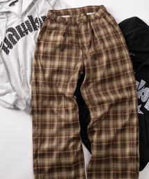 SlashDate（スラッシュデイト）の「【82】チェック/ストライプ イージー ワイドスラックス（スラックス）」