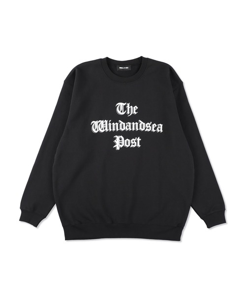 WIND AND SEA(ウィンダンシー)の「THE WINDANDSEA POST CREWNECK SWEATSHIRT(スウェット・メンズ・ネイビー/ブラック・S/XL)」の2枚目の写真