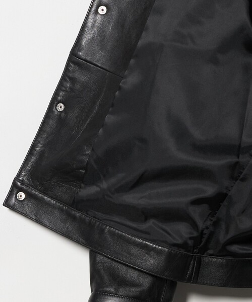 BEAUTY&YOUTH UNITED ARROWS（ビューティーアンドユースユナイテッドアローズ）の「セミベジタブル レザー トラッカー ジャケット（その他アウター・メンズ・ブラック・S/M/L/XL）」の15枚目の写真